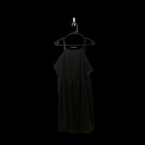 Acevog Women's Black Spaghetti Strap Prom Dress